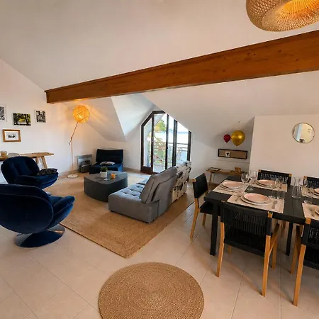 Duplex D'exception Avec Vue Et Acces Direct Au Leman - Entre Evian Et Thonon Publier